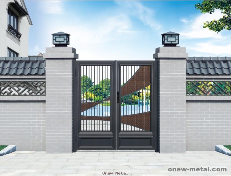 Aluminium slat gate