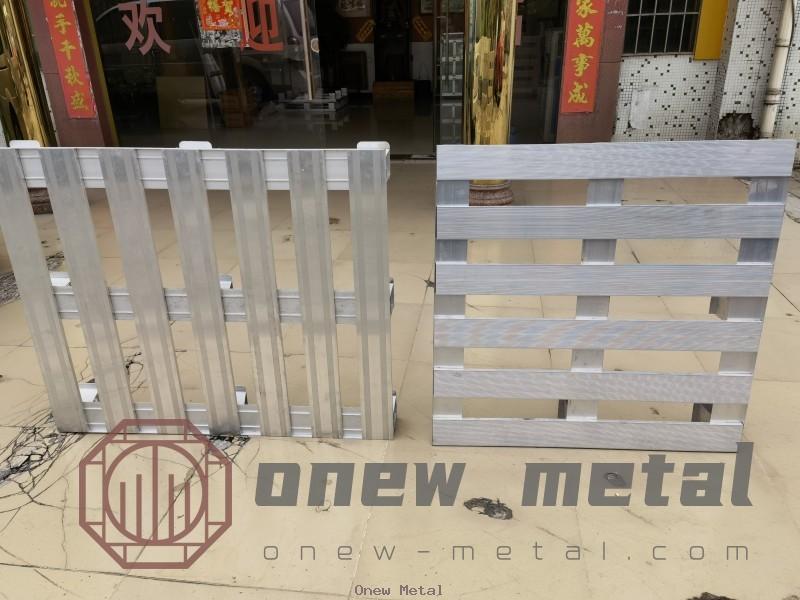 Aluminium pallet new design