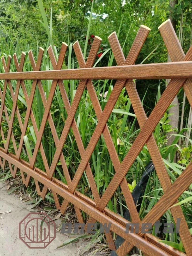 aluminium Woodgrain railings