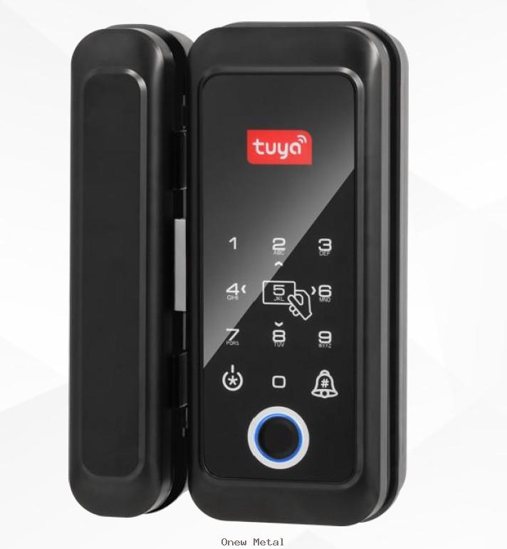 Fingerprint Door Lock Tuya Smart Digital Lever Lock Keyless Entry Handle Knob wi